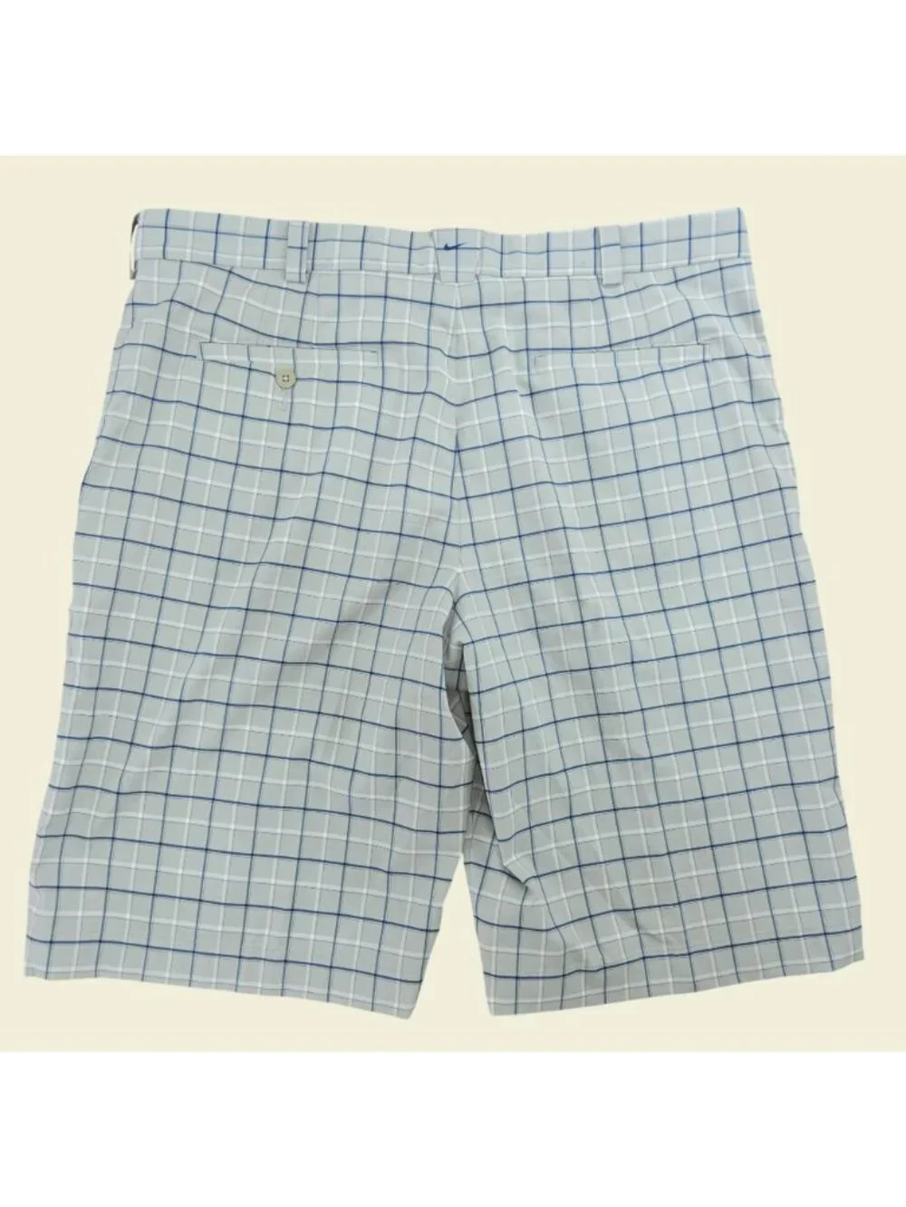 Nike Mens Plaid Performance Golf Shorts Size 36